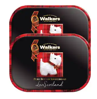 Walkers shortbread rounds tin 130g