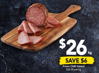 Drakes Primo chilli salami offer