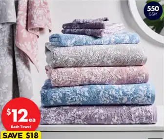 Spotlight Koo Elite Jullette Bath Towel offer