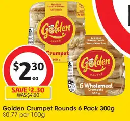 Coles Golden Crumpet Rounds offer