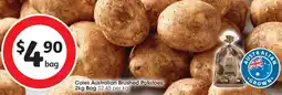 Coles Coles Australian Brushed Potatoes offer
