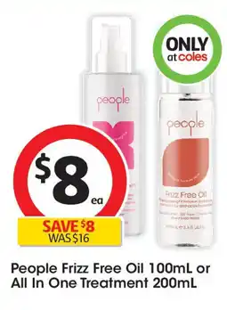 Coles Frizz Free Oil or All In One Treatment offer