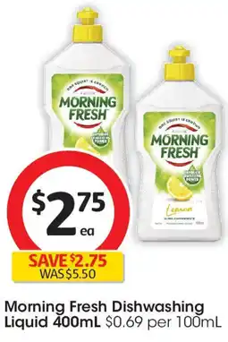 Coles Morning Fresh Dishwashing Liquid offer