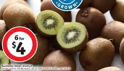 Coles Australian Green Kiwifruit offer