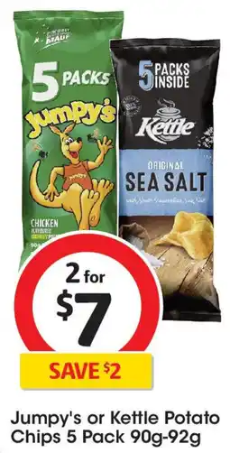 Coles Jumpy's or Kettle Potato Chips offer