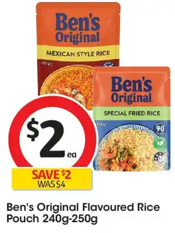 Coles Ben's Original Flavoured Rice Pouch offer