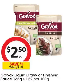 Coles Gravox Liquid Gravy or Finishing Sauce offer