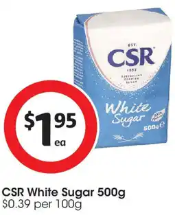 Coles CSR White Sugar offer