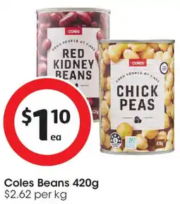 Coles Coles Beans offer
