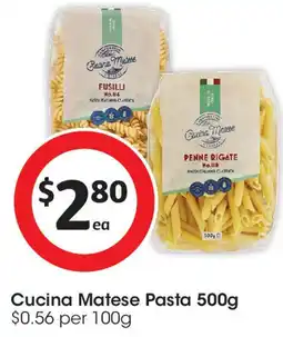 Coles Cucina Matese Pasta offer