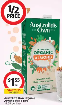 Coles Almond Milk offer