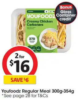 Coles Youfoodz Regular Meal offer