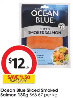 Coles Ocean Blue Sliced Smoked Salmon offer