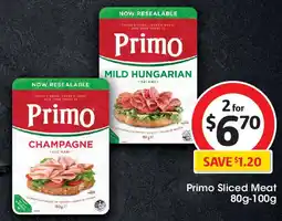 Coles Primo Sliced Meat offer