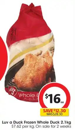 Coles Luv a Duck Frozen Whole Duck offer