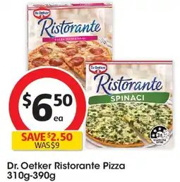 Coles Dr. Oetker Ristorante Pizza offer