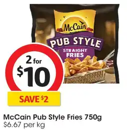 Coles McCain Pub Style Fries offer