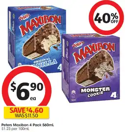 Coles Peters Maxibon offer