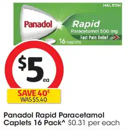 Panadol Rapid Paracetamol Caplets