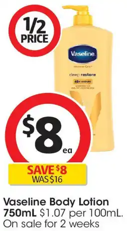 Vaseline Body Lotion