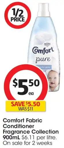 Coles Comfort Fabric Conditioner Fragrance Collection offer