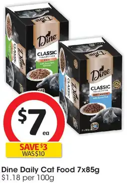 Coles Dine Daily Cat Food offer