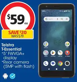 Coles Telstra T-Essential offer