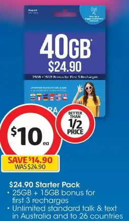 Coles $24.90 Starter Pack offer
