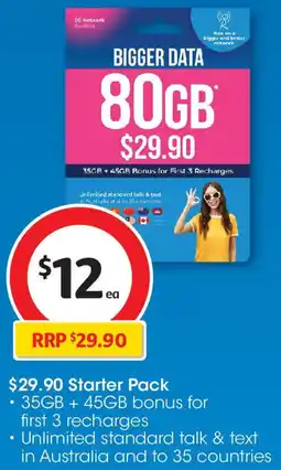 Coles $29.90 Starter Pack offer