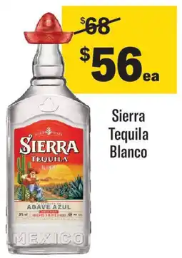 Coles Sierra Tequila Blanco offer