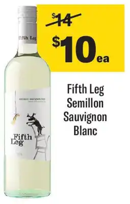 Coles Fifth Leg Semillon Sauvignon Blanc offer