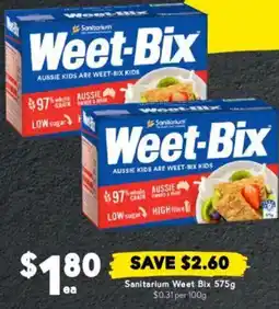Drakes Sanitarium Weet Bix offer