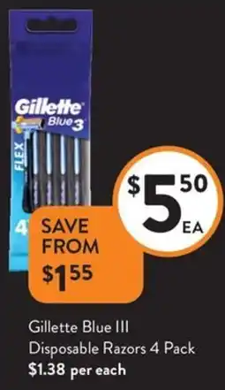 Gillette Blue 3 Disposable Razors