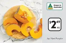 Foodworks Jap / Kent Pumpkin offer