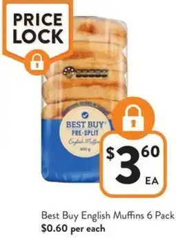 Foodworks Best Buy English Muffins offer