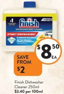 Foodworks Finish Dishwasher Cleaner offer