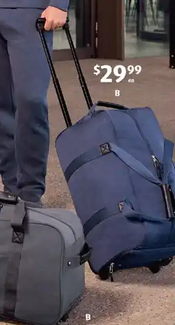 ALDI Rolling duffle bag offer