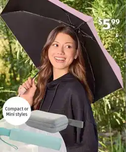 ALDI Compact travel umbrella offer