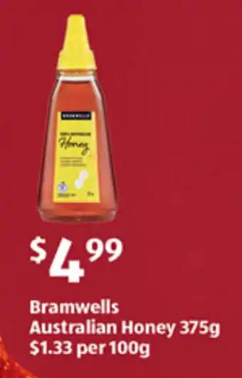 ALDI Bramwells australian honey offer