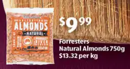 ALDI Natural almonds offer