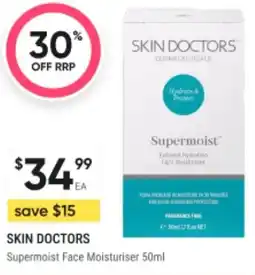 Skin doctors supermoist face moisturiser