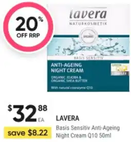 BIG W Lavera basis sensitiv anti-ageing offer