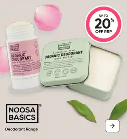 BIG W Noosa basics deodorant range offer