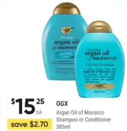 BIG W Argan oil of morocco shampoo or conditioner offer