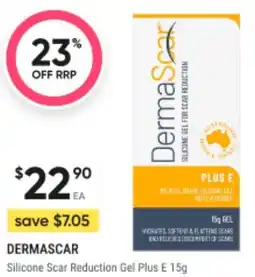 BIG W Dermascar silicone scar reduction gel plus offer