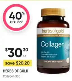 BIG W Herbs of gold collagen offer
