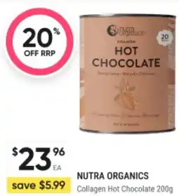 BIG W Nutra organics collagen hot chocolate offer