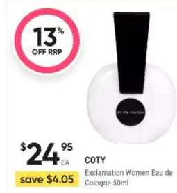 Coty exclamation women eau de