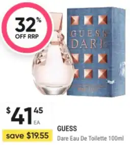 BIG W Guess dare eau de toilette offer