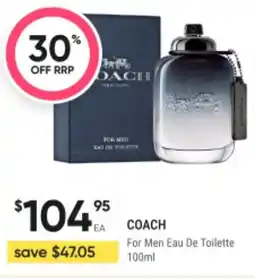 Coach for men eau de toilette